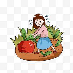 拔萝卜视频素材,一场欢乐的亲子互动之旅