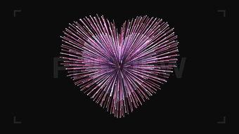 爱心烟花视频,点亮夜空浪漫瞬间